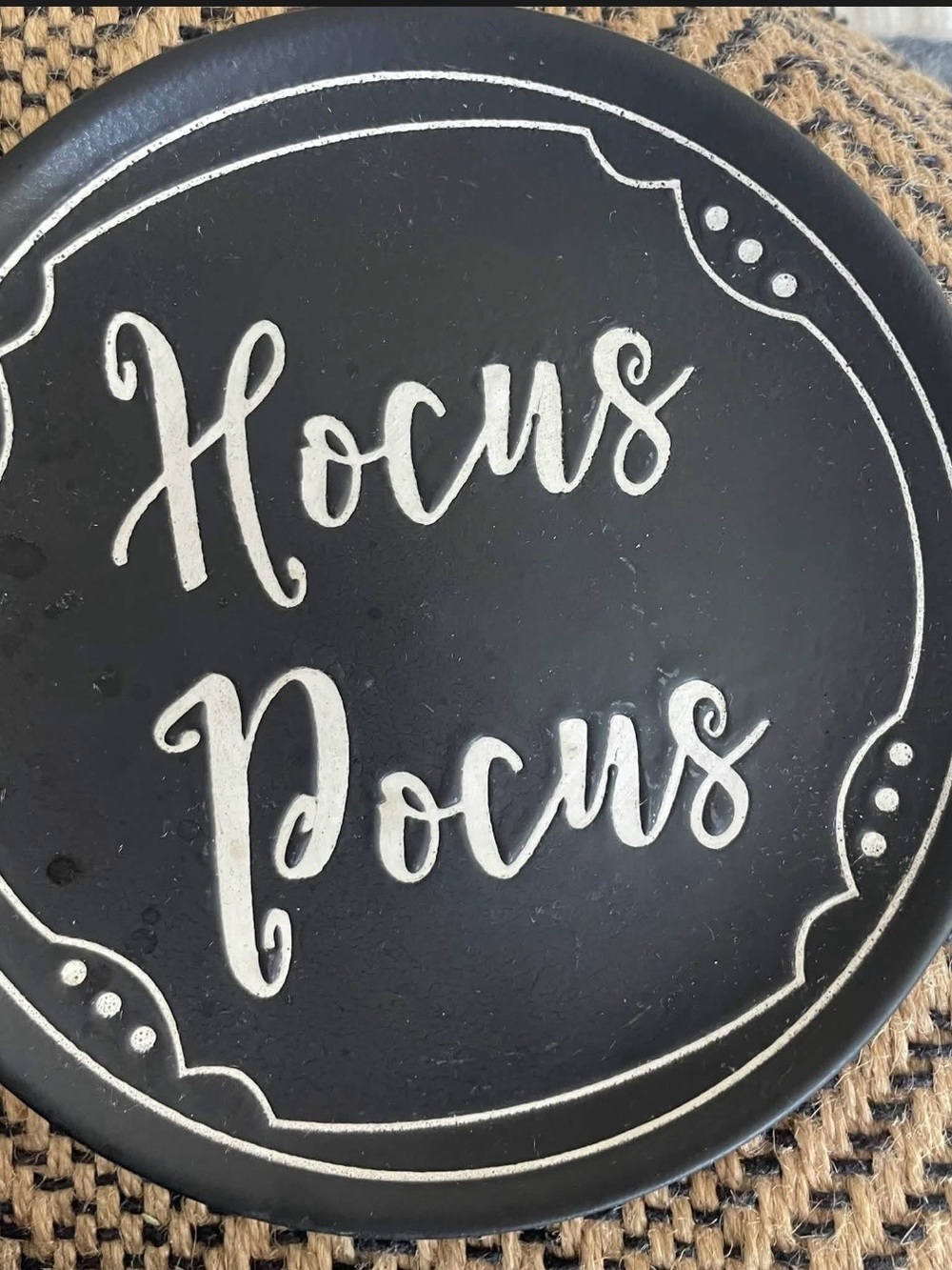 Small ceramic Halloween plates